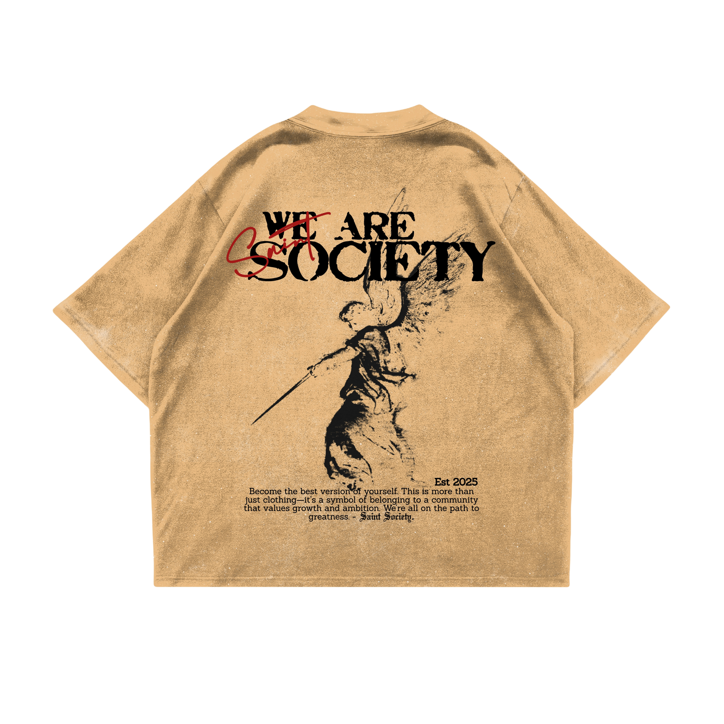 Over Sized OG T-Shirt (Tan & Grey)